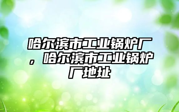 哈爾濱市工業(yè)鍋爐廠，哈爾濱市工業(yè)鍋爐廠地址