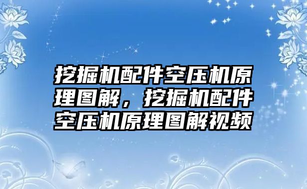 挖掘機(jī)配件空壓機(jī)原理圖解，挖掘機(jī)配件空壓機(jī)原理圖解視頻