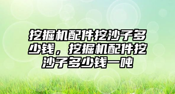 挖掘機配件挖沙子多少錢，挖掘機配件挖沙子多少錢一噸