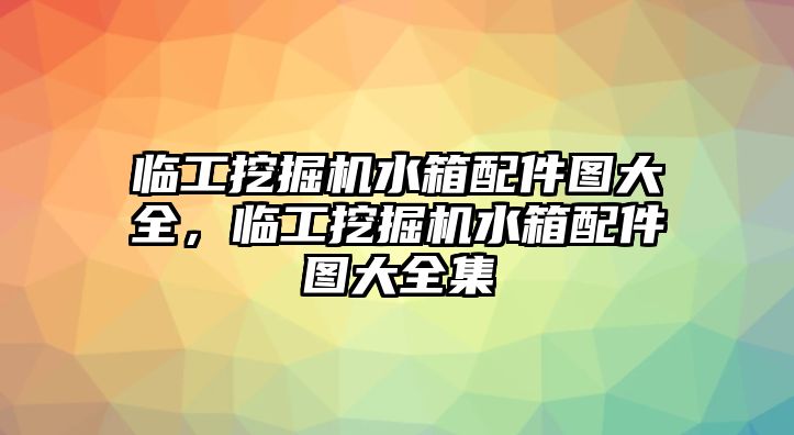 臨工挖掘機水箱配件圖大全，臨工挖掘機水箱配件圖大全集