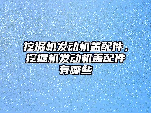 挖掘機發(fā)動機蓋配件，挖掘機發(fā)動機蓋配件有哪些