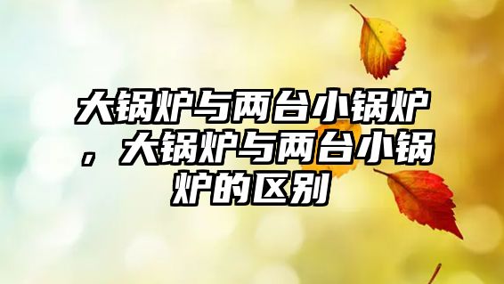 大鍋爐與兩臺小鍋爐，大鍋爐與兩臺小鍋爐的區(qū)別