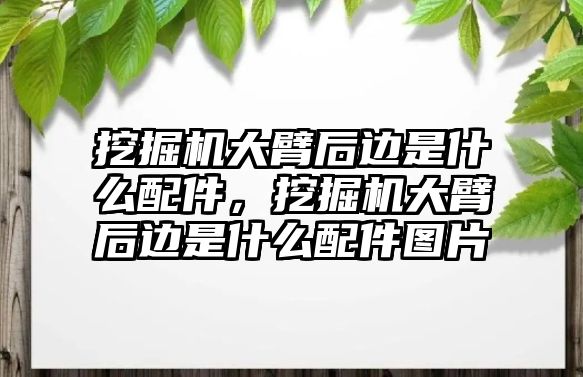 挖掘機(jī)大臂后邊是什么配件，挖掘機(jī)大臂后邊是什么配件圖片