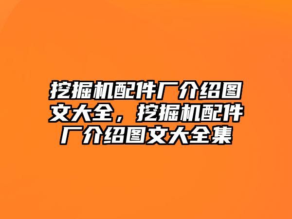 挖掘機(jī)配件廠介紹圖文大全，挖掘機(jī)配件廠介紹圖文大全集