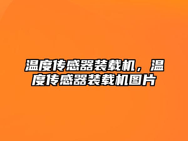 溫度傳感器裝載機(jī)，溫度傳感器裝載機(jī)圖片