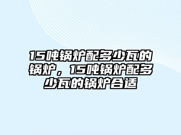 15噸鍋爐配多少瓦的鍋爐，15噸鍋爐配多少瓦的鍋爐合適