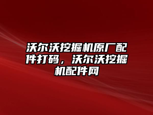 沃爾沃挖掘機原廠配件打碼，沃爾沃挖掘機配件網(wǎng)