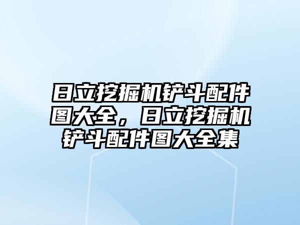 日立挖掘機鏟斗配件圖大全，日立挖掘機鏟斗配件圖大全集