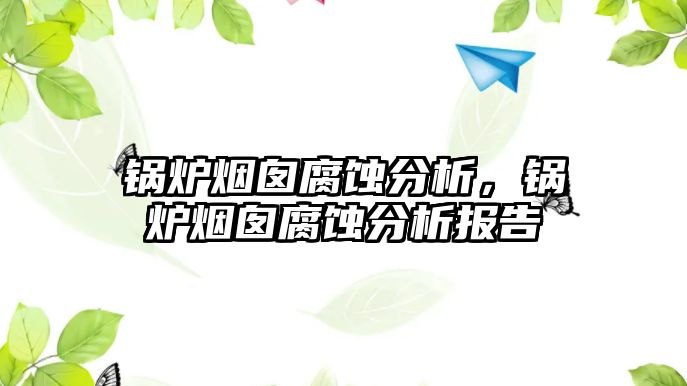 鍋爐煙囪腐蝕分析，鍋爐煙囪腐蝕分析報(bào)告