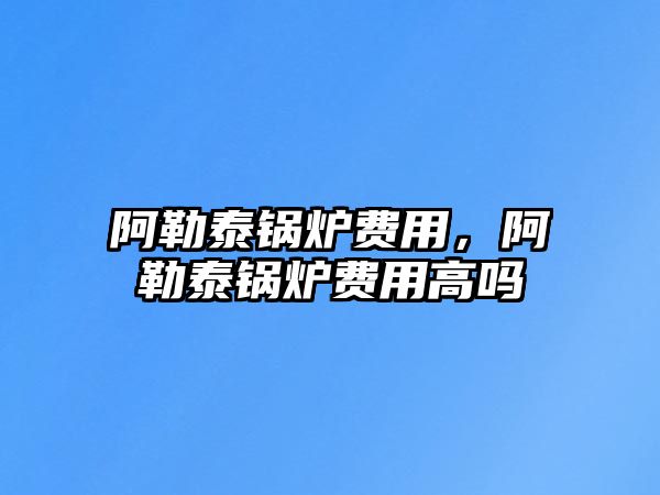 阿勒泰鍋爐費用，阿勒泰鍋爐費用高嗎