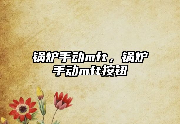 鍋爐手動mft，鍋爐手動mft按鈕