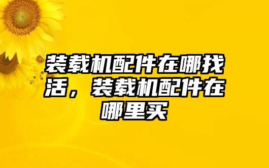 裝載機(jī)配件在哪找活，裝載機(jī)配件在哪里買