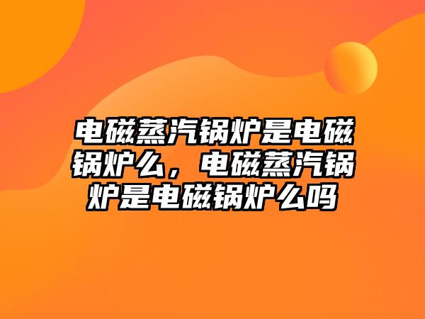 電磁蒸汽鍋爐是電磁鍋爐么，電磁蒸汽鍋爐是電磁鍋爐么嗎