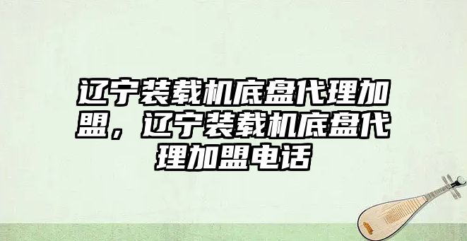 遼寧裝載機(jī)底盤代理加盟，遼寧裝載機(jī)底盤代理加盟電話