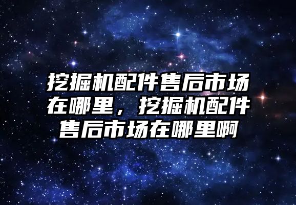 挖掘機配件售后市場在哪里，挖掘機配件售后市場在哪里啊