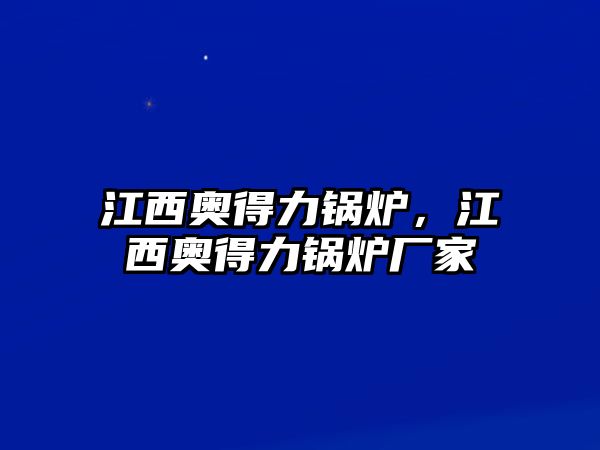 江西奧得力鍋爐，江西奧得力鍋爐廠家