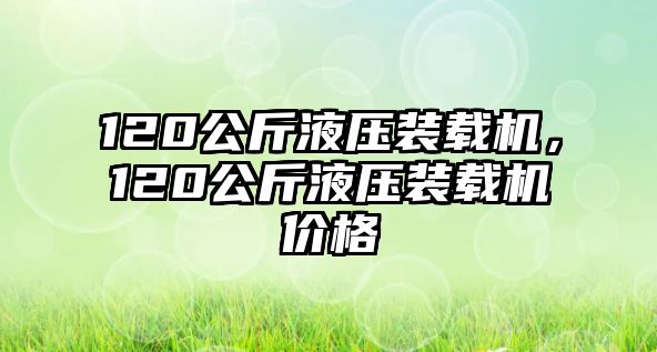 120公斤液壓裝載機，120公斤液壓裝載機價格