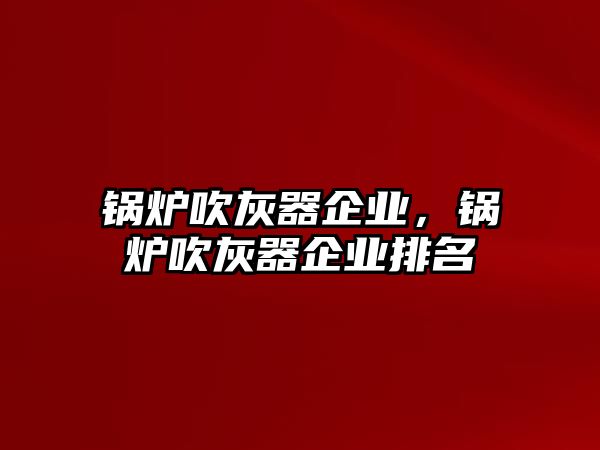 鍋爐吹灰器企業(yè)，鍋爐吹灰器企業(yè)排名