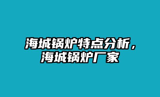 海城鍋爐特點(diǎn)分析，海城鍋爐廠家