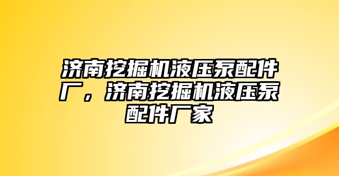 濟(jì)南挖掘機(jī)液壓泵配件廠，濟(jì)南挖掘機(jī)液壓泵配件廠家