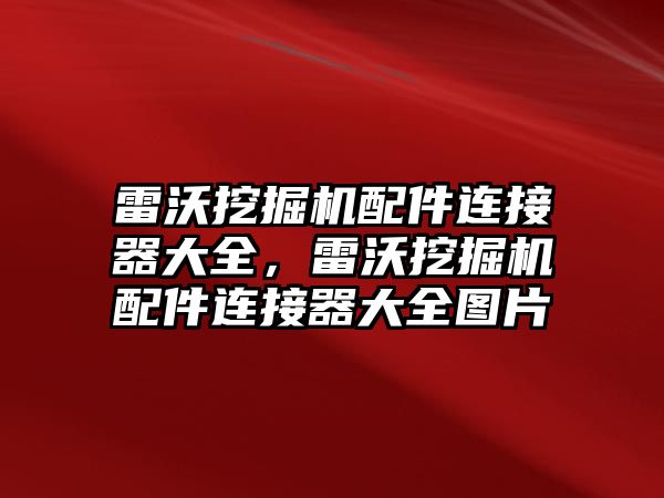 雷沃挖掘機(jī)配件連接器大全，雷沃挖掘機(jī)配件連接器大全圖片