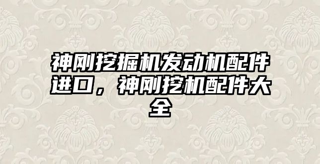 神剛挖掘機發(fā)動機配件進口，神剛挖機配件大全