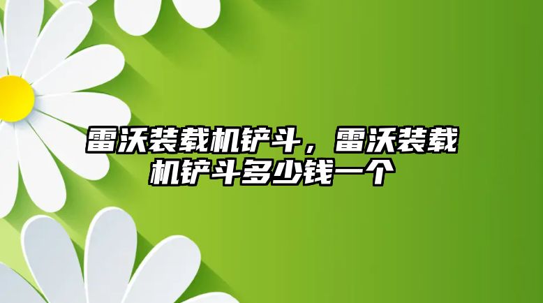 雷沃裝載機(jī)鏟斗，雷沃裝載機(jī)鏟斗多少錢一個(gè)