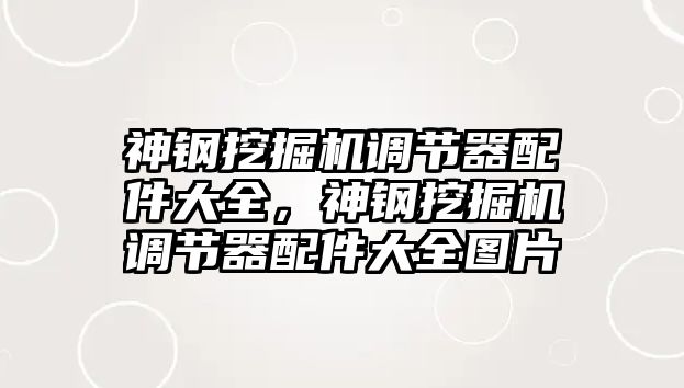 神鋼挖掘機調(diào)節(jié)器配件大全，神鋼挖掘機調(diào)節(jié)器配件大全圖片