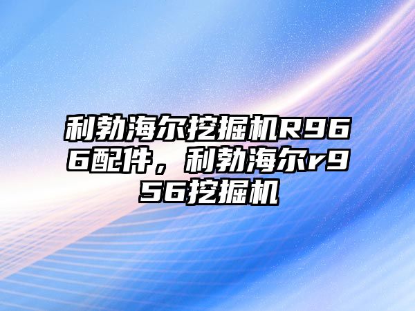 利勃海爾挖掘機(jī)R966配件，利勃海爾r956挖掘機(jī)