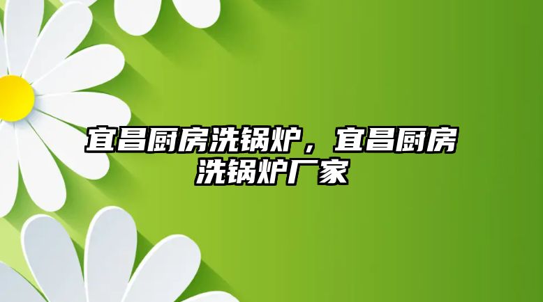 宜昌廚房洗鍋爐，宜昌廚房洗鍋爐廠家