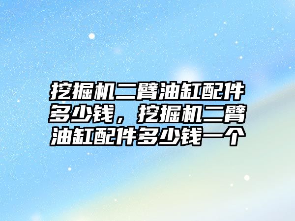 挖掘機二臂油缸配件多少錢，挖掘機二臂油缸配件多少錢一個