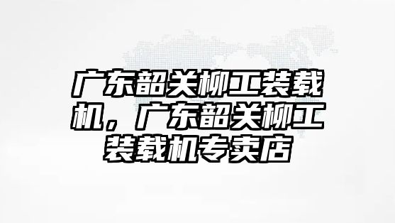 廣東韶關(guān)柳工裝載機(jī)，廣東韶關(guān)柳工裝載機(jī)專賣店