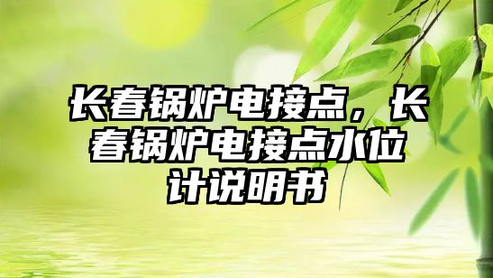 長春鍋爐電接點(diǎn)，長春鍋爐電接點(diǎn)水位計(jì)說明書