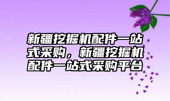 新疆挖掘機配件一站式采購，新疆挖掘機配件一站式采購平臺