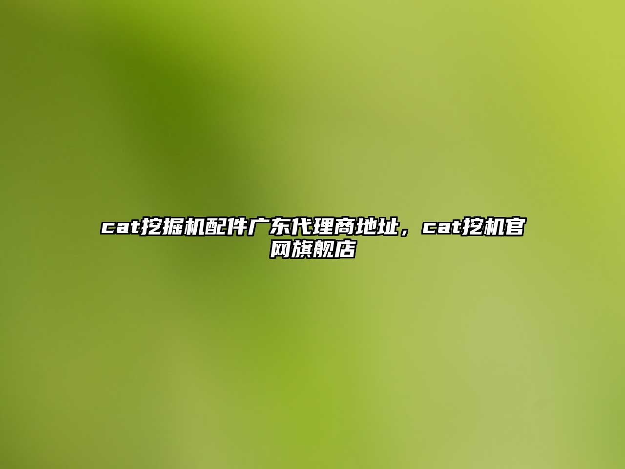 cat挖掘機(jī)配件廣東代理商地址，cat挖機(jī)官網(wǎng)旗艦店