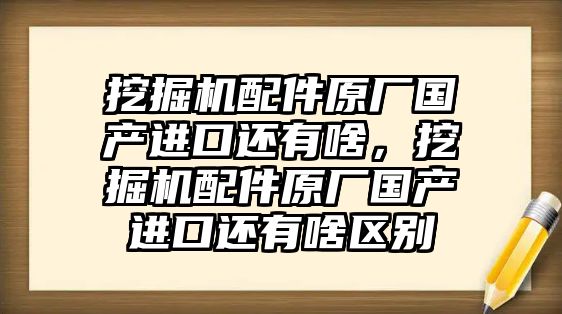 挖掘機配件原廠國產(chǎn)進口還有啥，挖掘機配件原廠國產(chǎn)進口還有啥區(qū)別