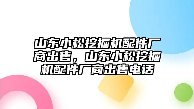 山東小松挖掘機(jī)配件廠商出售，山東小松挖掘機(jī)配件廠商出售電話