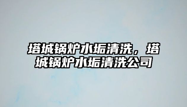 塔城鍋爐水垢清洗，塔城鍋爐水垢清洗公司