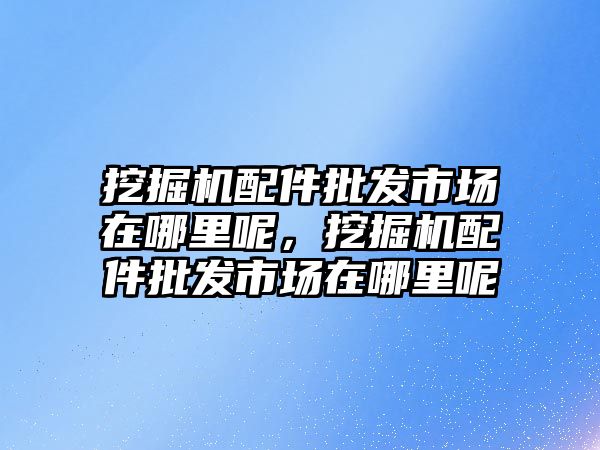 挖掘機配件批發(fā)市場在哪里呢，挖掘機配件批發(fā)市場在哪里呢