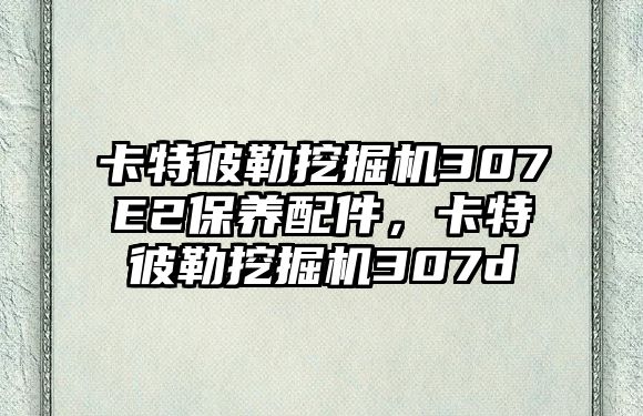 卡特彼勒挖掘機(jī)307E2保養(yǎng)配件，卡特彼勒挖掘機(jī)307d