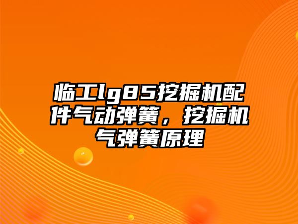 臨工lg85挖掘機(jī)配件氣動(dòng)彈簧，挖掘機(jī)氣彈簧原理