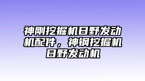 神剛挖掘機(jī)日野發(fā)動(dòng)機(jī)配件，神鋼挖掘機(jī)日野發(fā)動(dòng)機(jī)