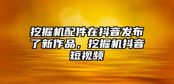 挖掘機(jī)配件在抖音發(fā)布了新作品，挖掘機(jī)抖音短視頻