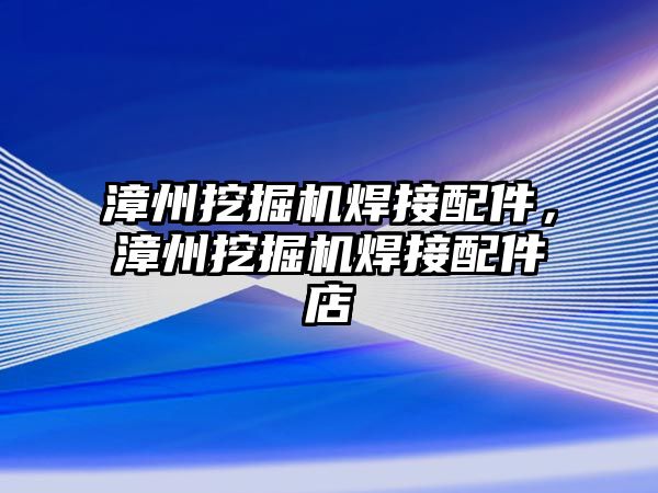 漳州挖掘機焊接配件，漳州挖掘機焊接配件店