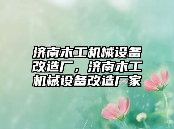 濟南木工機械設(shè)備改造廠，濟南木工機械設(shè)備改造廠家