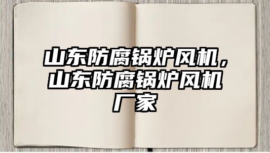 山東防腐鍋爐風(fēng)機，山東防腐鍋爐風(fēng)機廠家